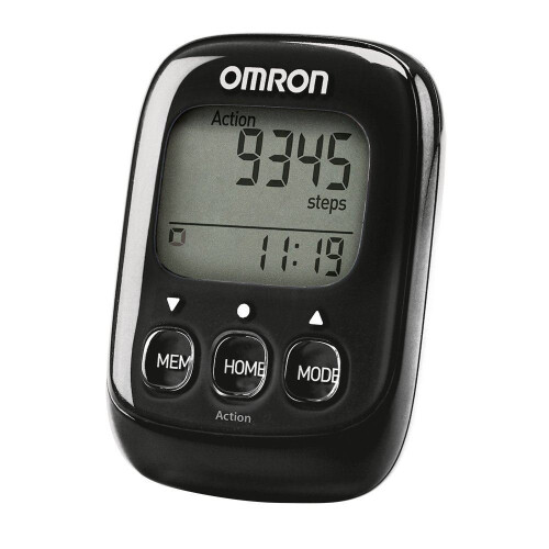 Omron Omron HJ325-EBK Μαύρο 3D Walking Style IV Μετρητής βημάτων βηματομετρητή
