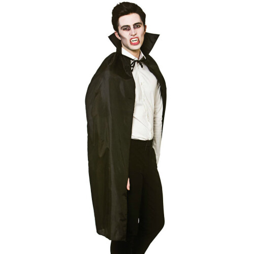 Vampire Dracula Cape with Collar (Black) | Halloween 1