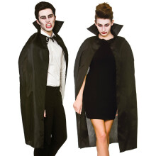Vampire Dracula Cape with Collar (Black) | Halloween