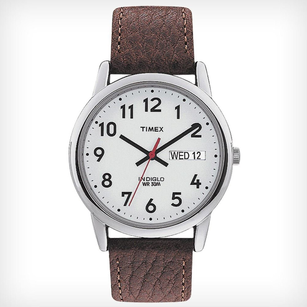 Timex T20041 Men's Leather Strap Analouge Watches