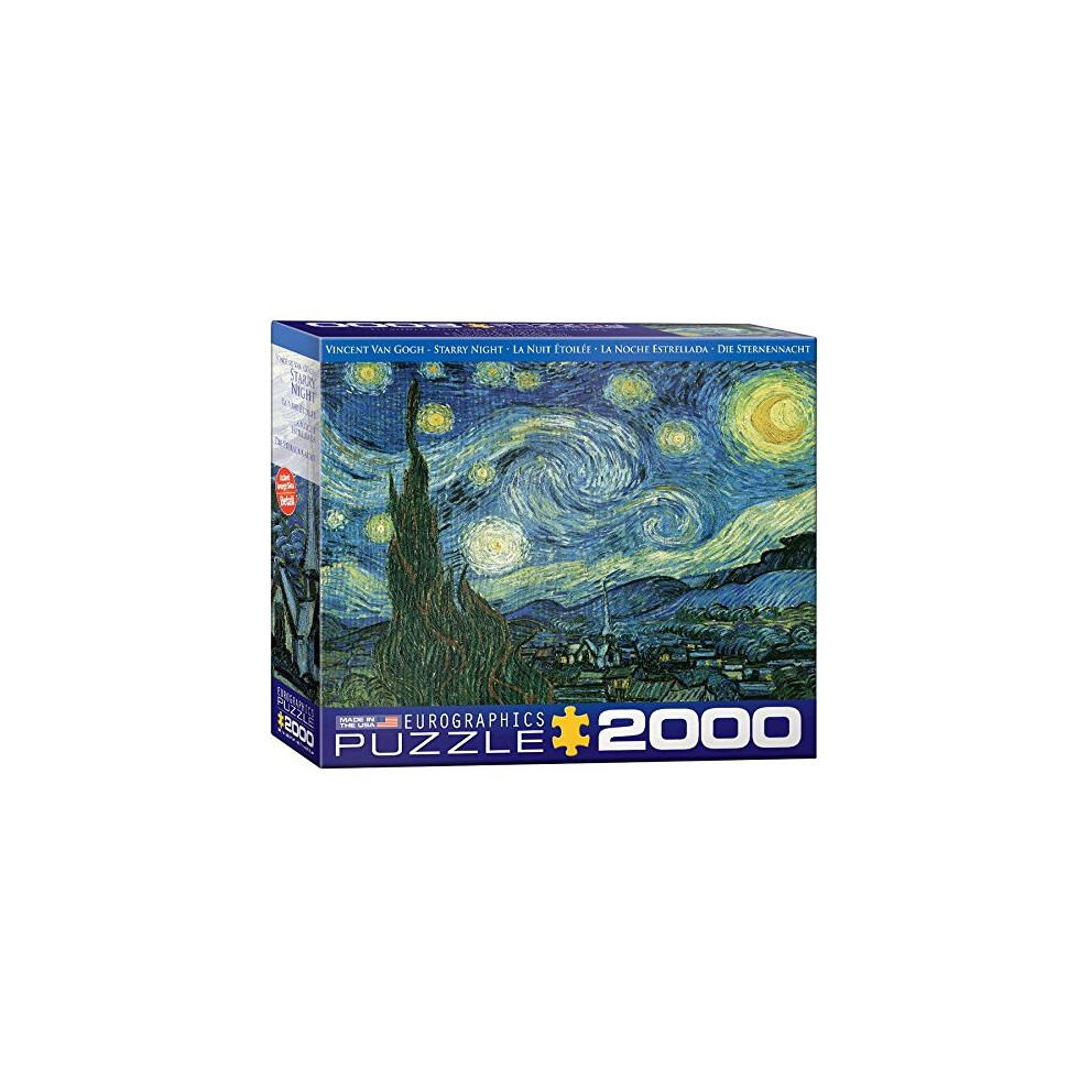 EuroGraphics Starry Night by Vincent Van Gogh Puzzle (2000-Piece)