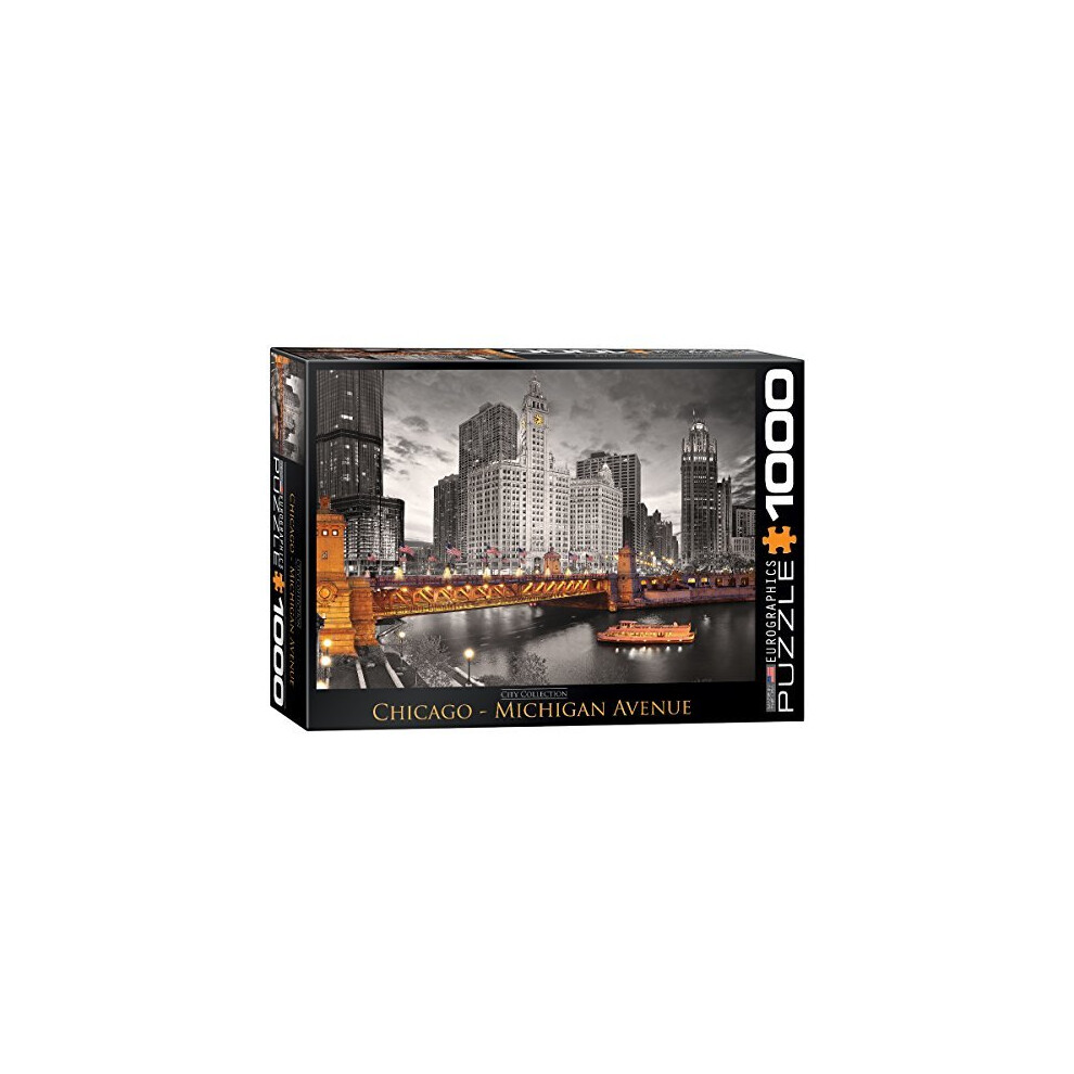 Photos - Jigsaw Puzzle / Mosaic Eurographics Chicago Michigan Avenue Puzzle  (1000-Piece)