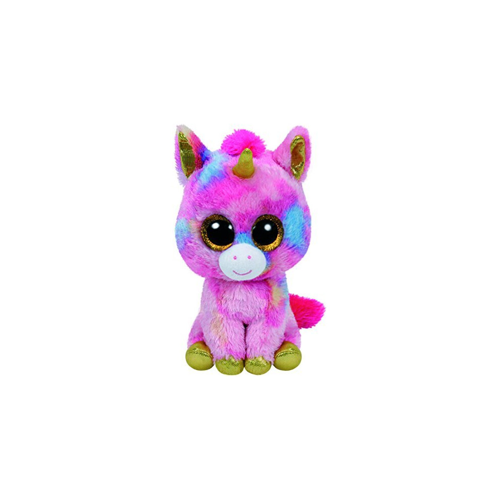 TY Beanie Boos - FANTASIA the Unicorn (Glitter Eyes) (LARGE Size - 17 inch)