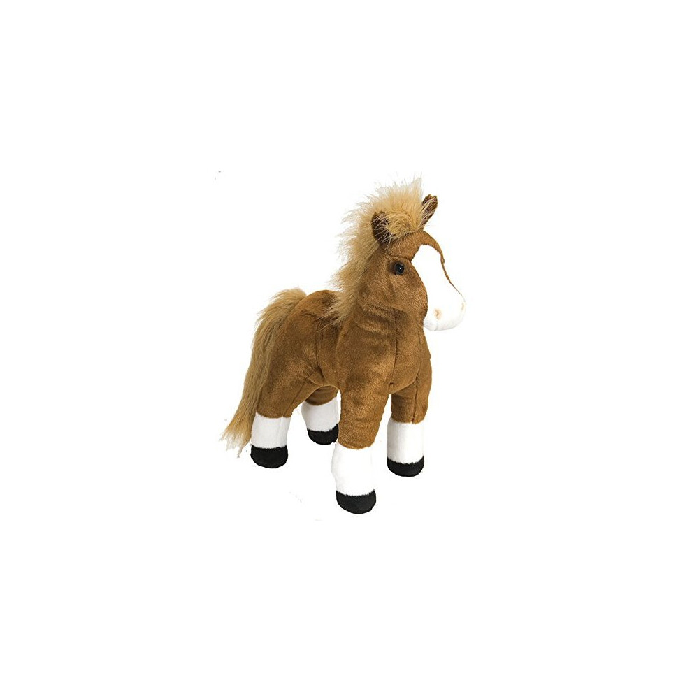 Wild Republic Horse Plush, Stuffed Animal, Plush Toy, Gifts Kids, Cuddlekins, Brown 12 Inches