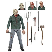 NECA Friday The 13th Scale Ultimate Part 3 Jason Action Figure, 7 - Plush Soft Toy
