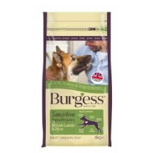 (2 kg) Burgess Sensitive Adult Dog Lamb & Rice