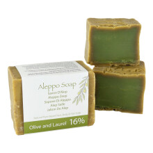 Natural Genuine Traditional hand made Aleppo Soap - Olive & 16% Laurel Oil 200gm