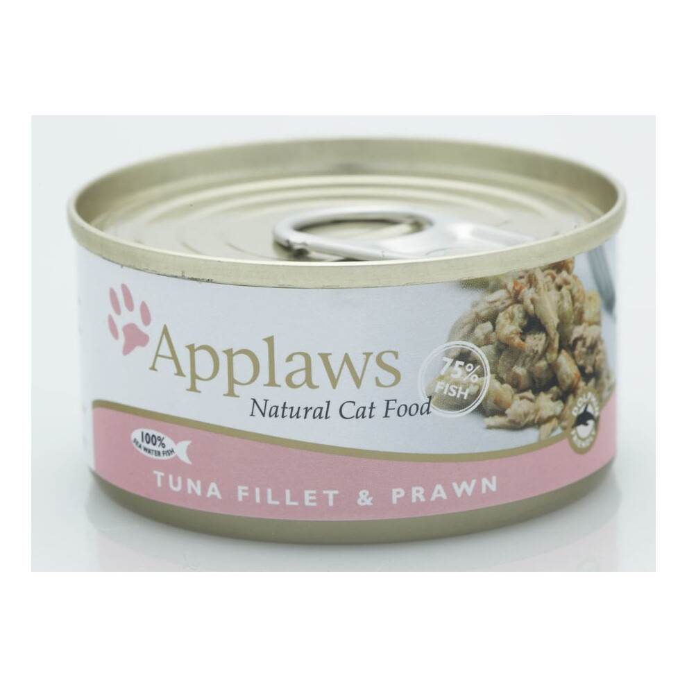 Applaws Cat Can Tuna Fillet & Prawn 156G (Pack Of 24)