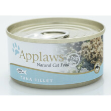 APPLAWS Tuna fillet in broth - wet cat food - 156g