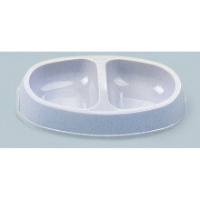 Picnic Twin Cat Bowl Assorted Colours 150ml 23.5x13cm (Pack of 12)