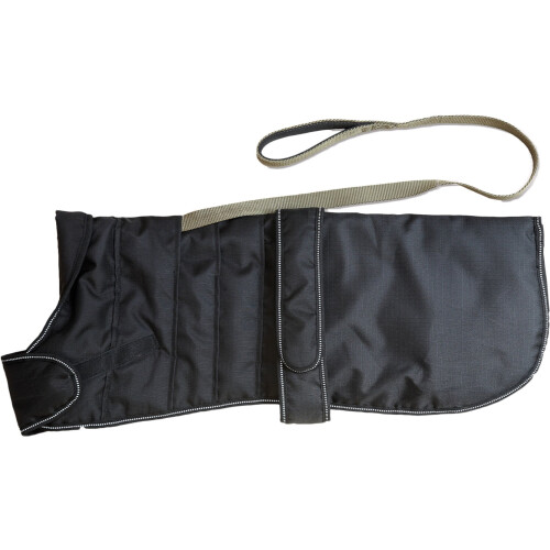 Harness Dog Coat Black 50cm (20'')
