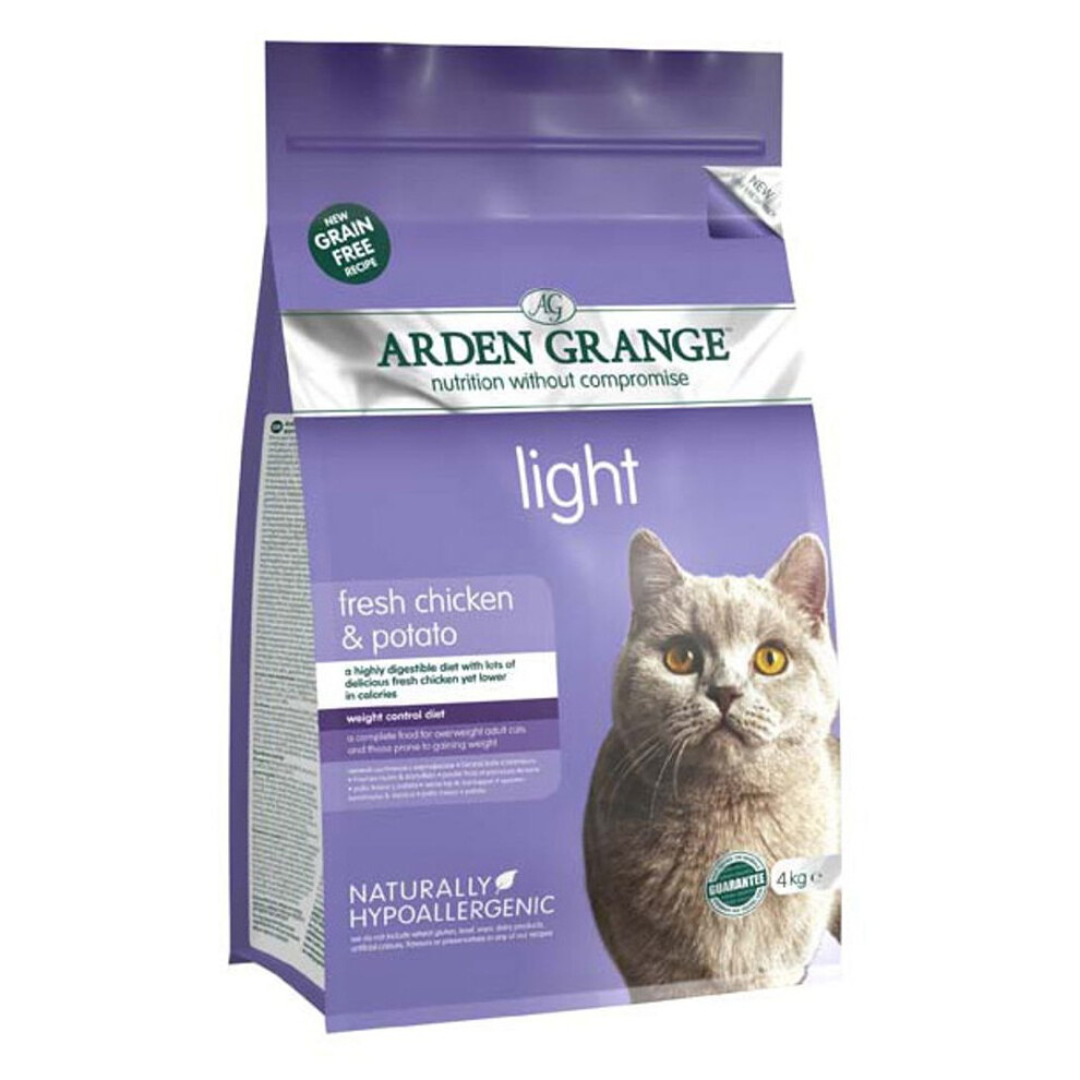 Arden Grange Grain Free Cat Light With Fresh Chicken & Potato 4kg