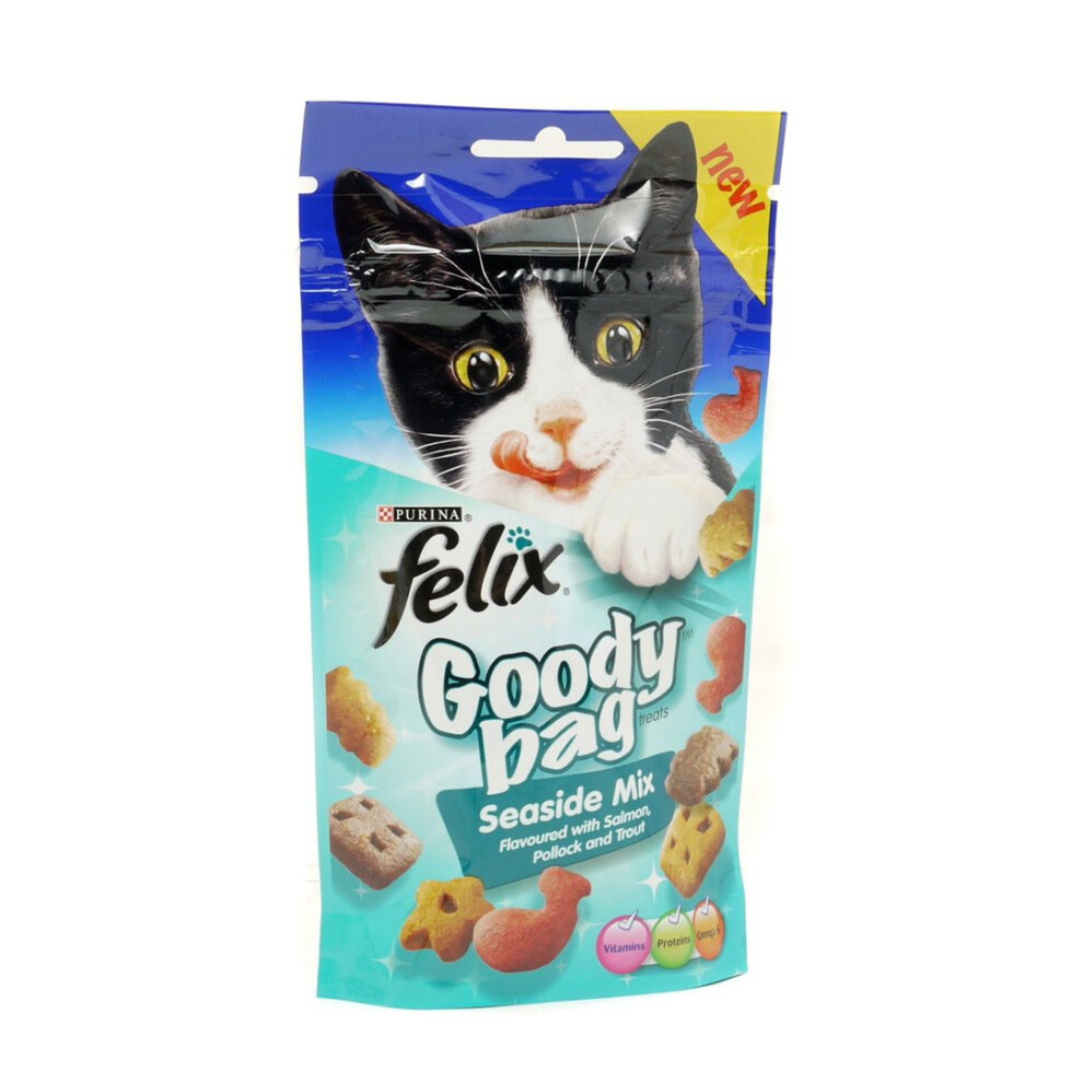 Purina Felix Goody Bag Seaside Mix 60G (Pack Of 8)