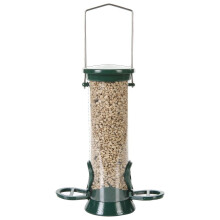 Cj Defender Metal Seed Feeder Green 2 Port Small 20cm