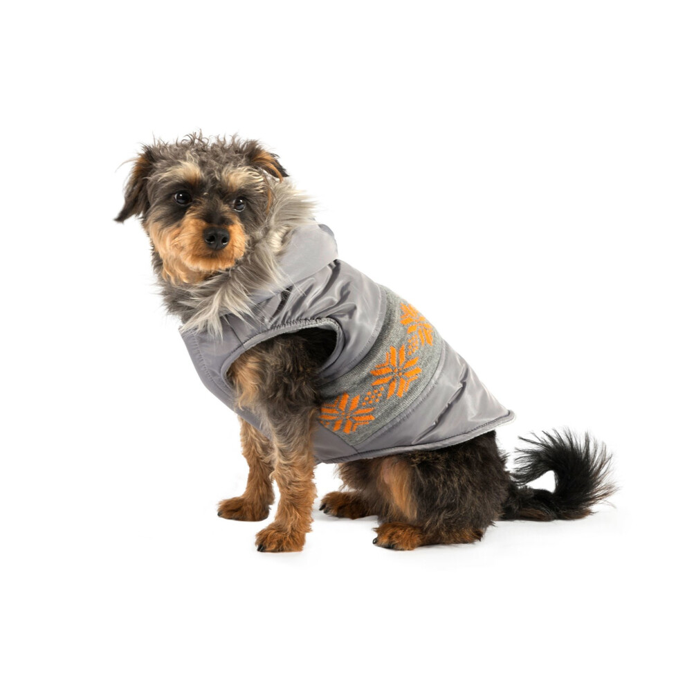 Muddy Paws Nordic Dog Coat Grey Xlarge