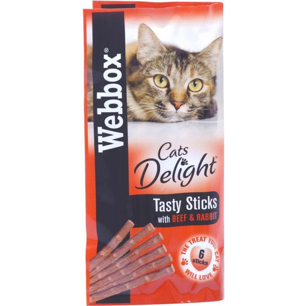 Webbox Cat Sticks Beef & Rabbit 6Stk