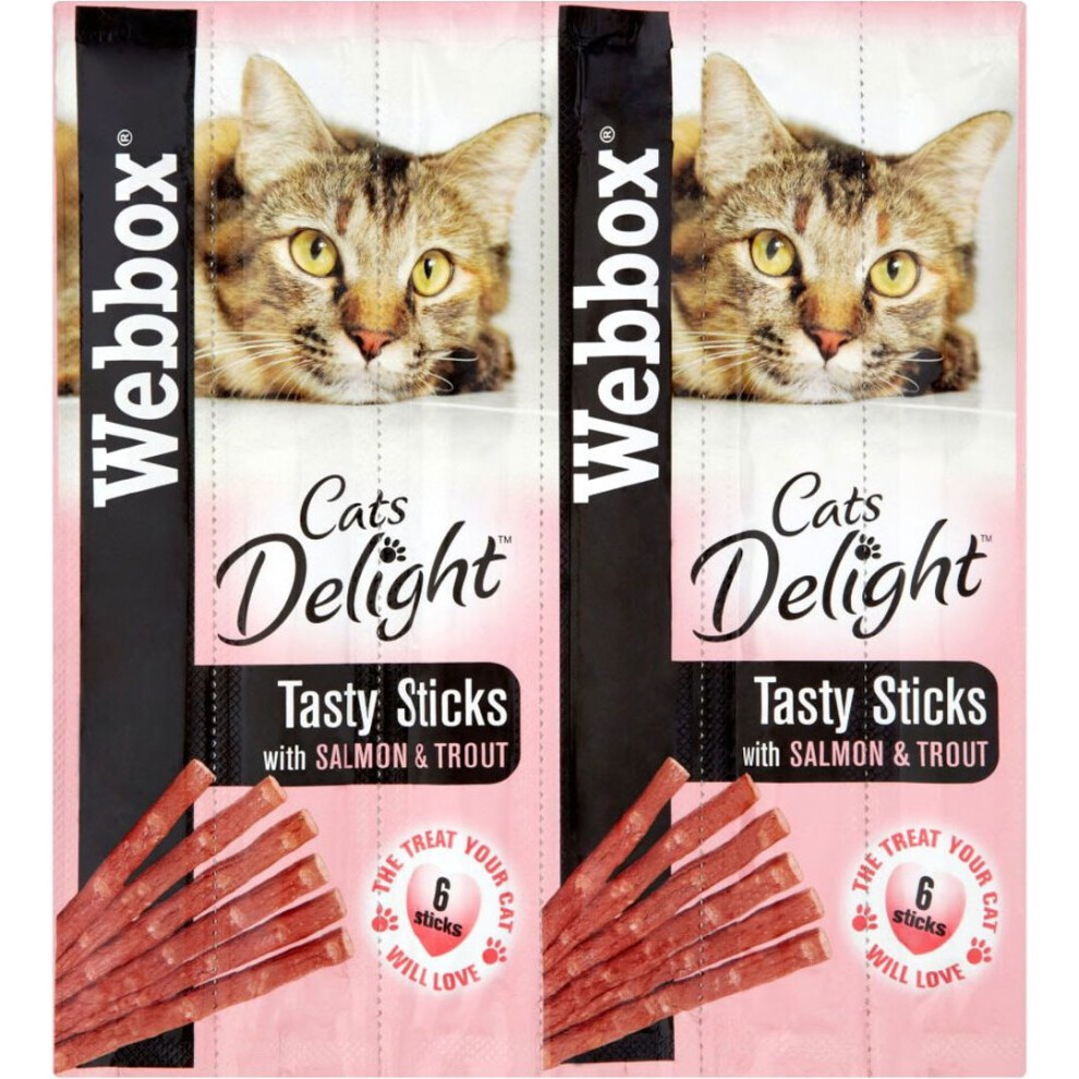 Webbox Cat Sticks & Trout 6Stk Salmon