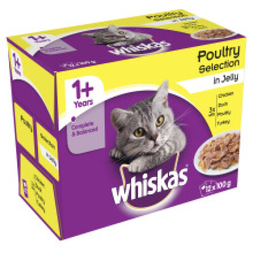Whiskas Whiskas Pouch Poultry Selection In Jelly 12 Pack (100g)
