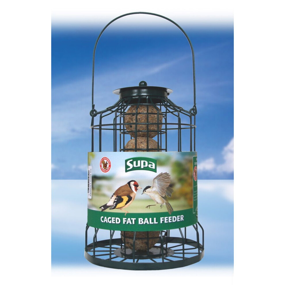 Supa Caged Fat Ball Feeder 25cm (10'')