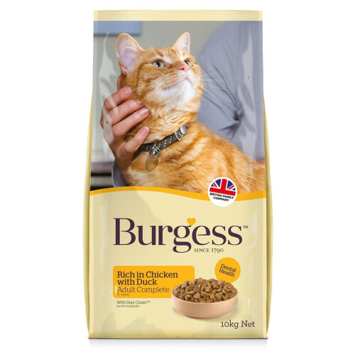 Burgess Burgess Adult Cat Chicken & Duck 10kg