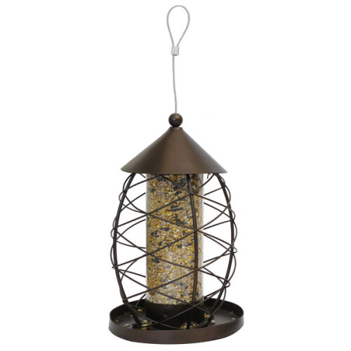Rosewood Antique Lantern Seed Feeder