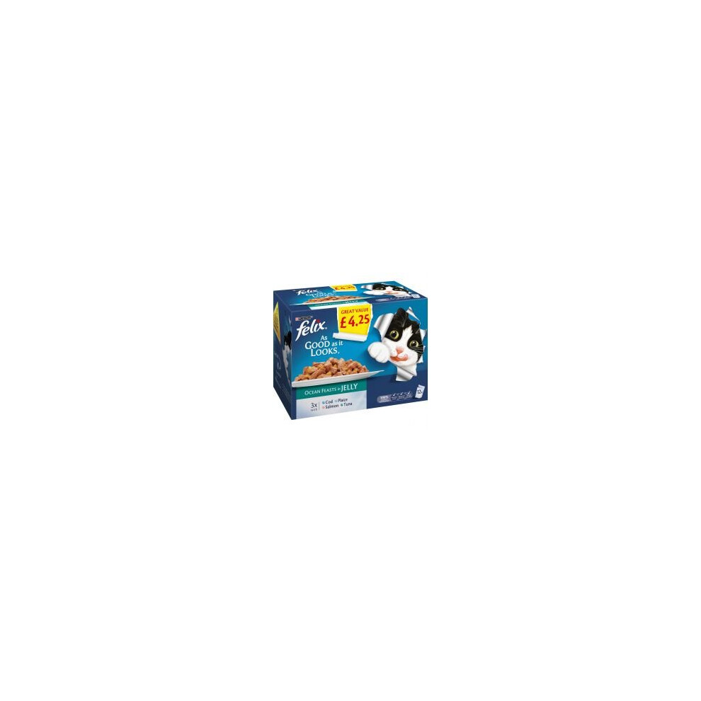 Felix As Good As It Looks Ocean Feasts In Jelly Â£4.25 (100G)