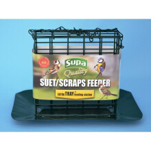 7081: Supa Premium Suet Block / Scrap Feeder With Tray – All-Weather Bird Feed Station