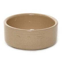 All Cane Lettered Cat Bowl 13cm (5'')
