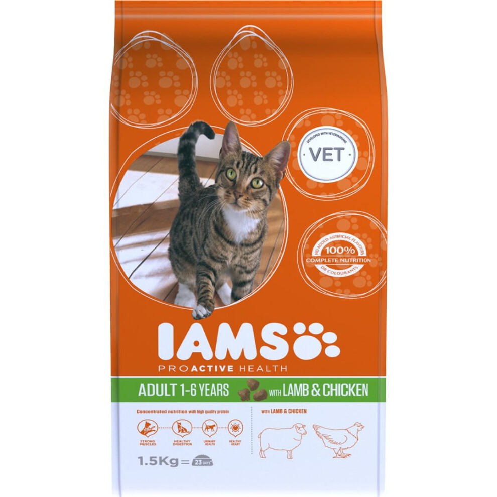 Iams Vitality Adult Cat With Lamb 10Kg