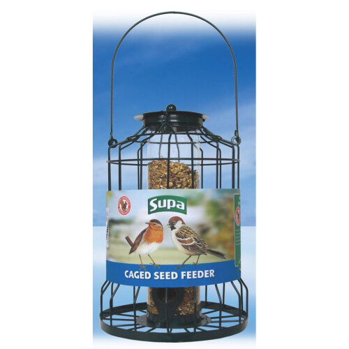 Supa Supa Caged Seed Feeder 25cm (10'')