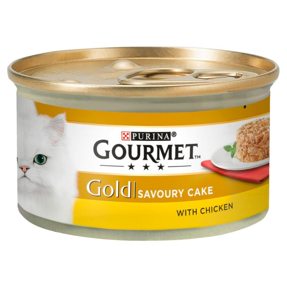 Purina Gourmet Savoury Cake (85G) (Pack Of 12) Gold
