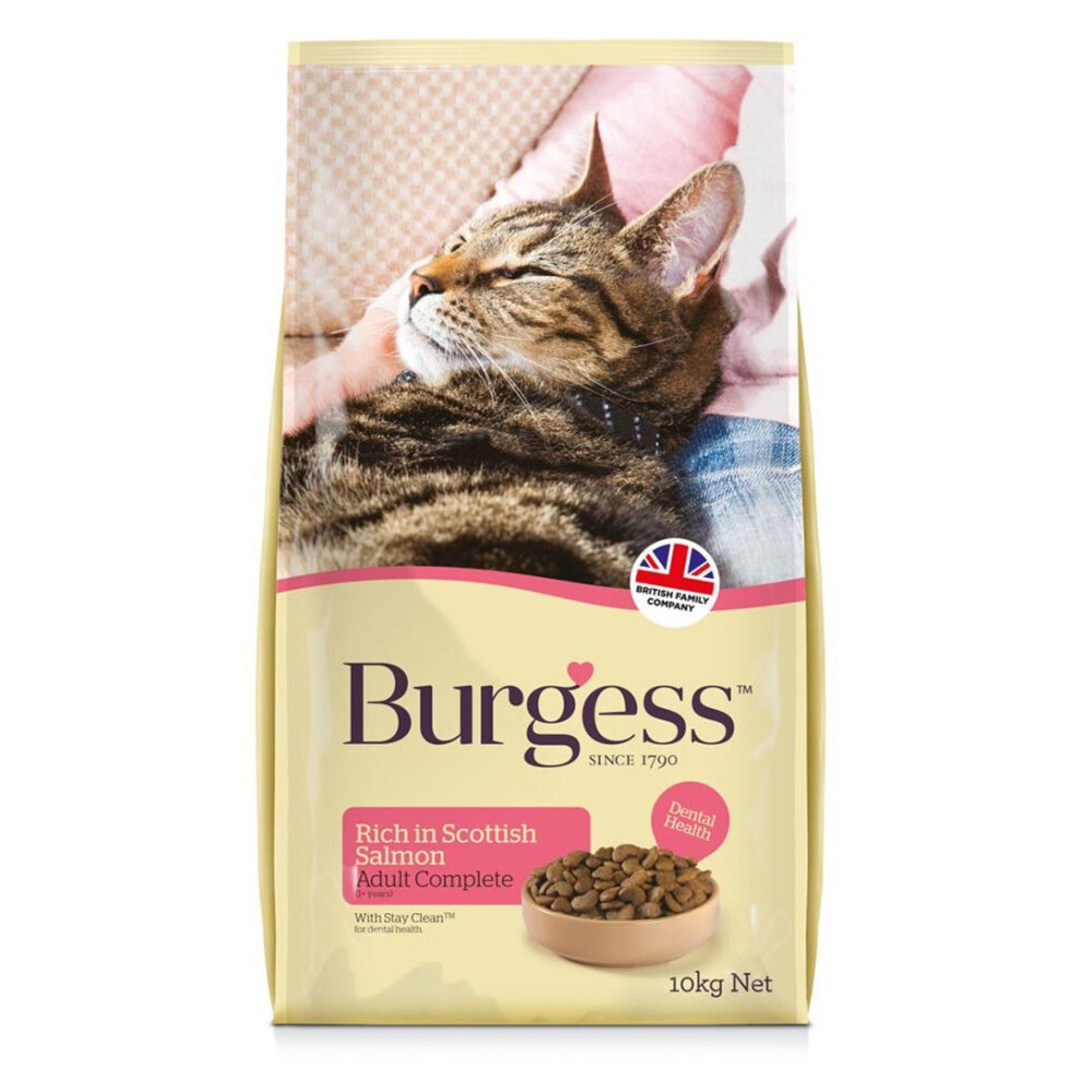 Burgess Adult Cat Scottish 10Kg Salmon