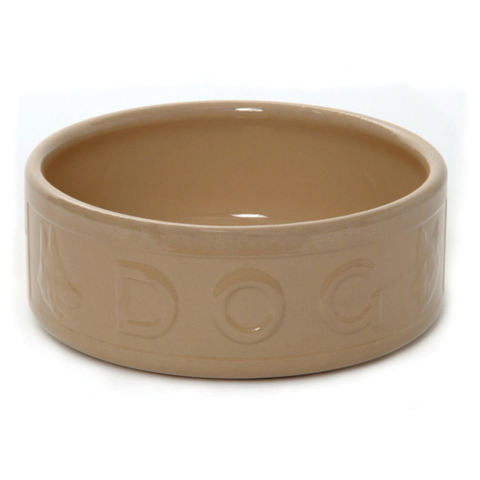 All Cane Lettered Dog Bowl 20cm (8'')