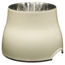 Dogit Large Elevated Dish - White | 900ml Dog Food Bowl