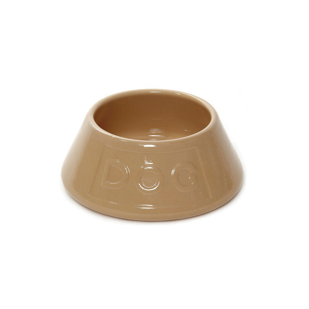Non Tip Spaniel Water Bowl Lettered Dog