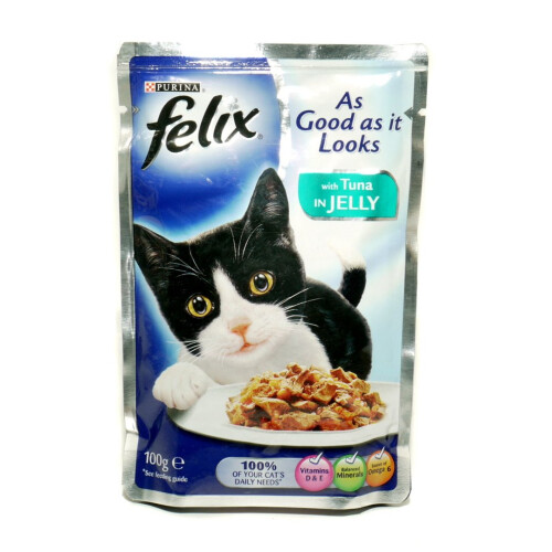 Felix Felix Pouch Agail Tuna 100g (Pack of 20)