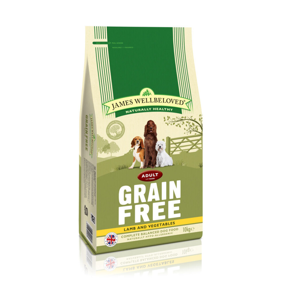 James Wellbeloved Jwb Adult Dog Maintenance Free Lamb Kibble 10Kg Grain
