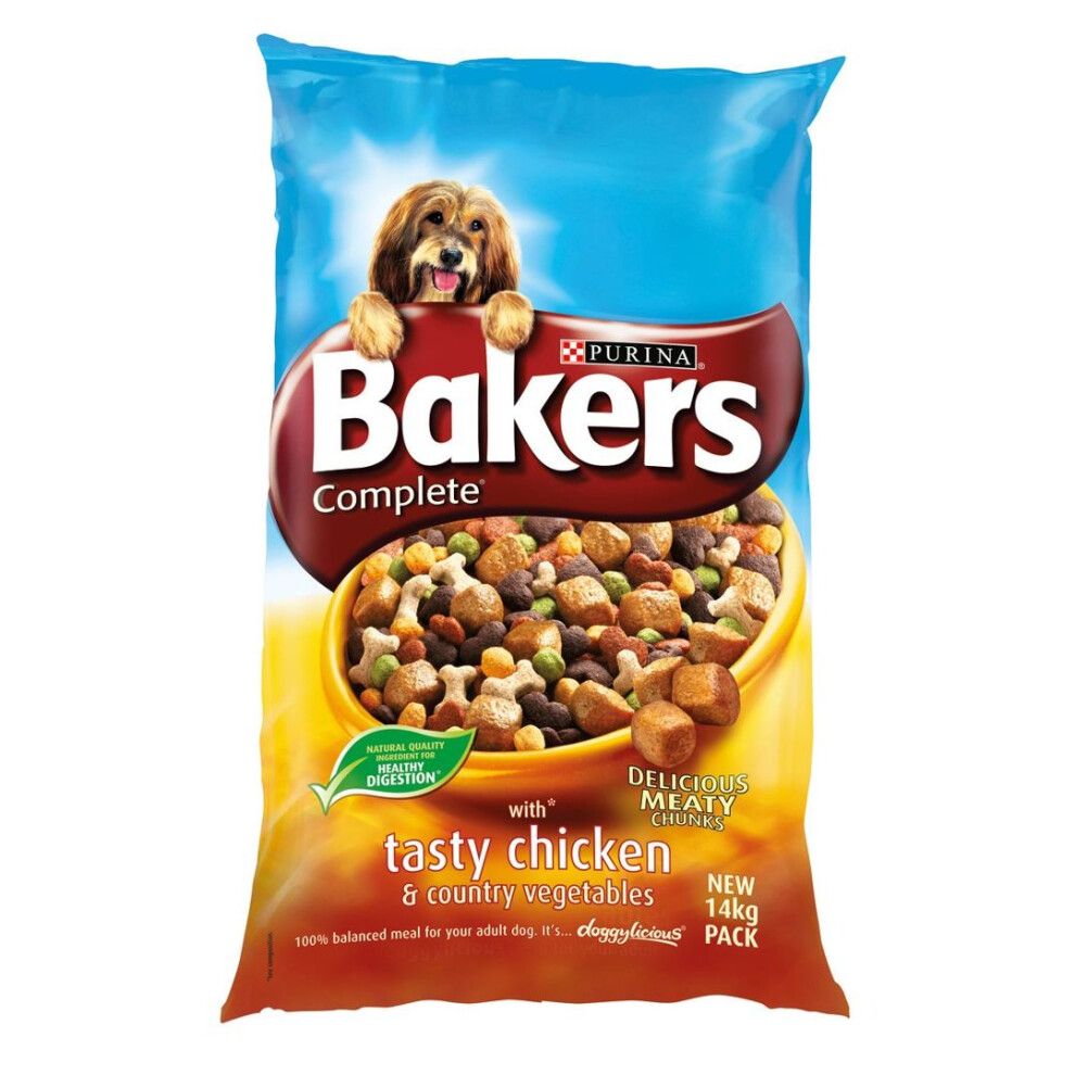 Bakers Complete Adult Chicken & Vegetables 14Kg