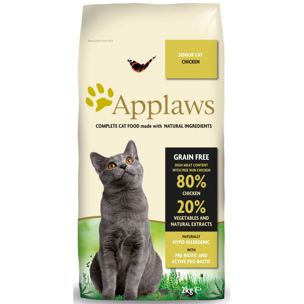 Applaws Cat Dry Senior Chicken 2Kg