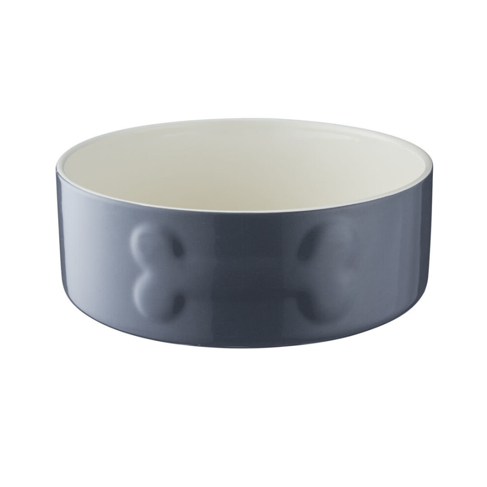 Mason Cash Colour Mix Dog Bowl Grey 20cm