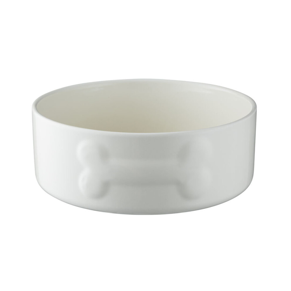 Rayware Mason Cash Colour Mix Dog Bowl Cream 20Cm