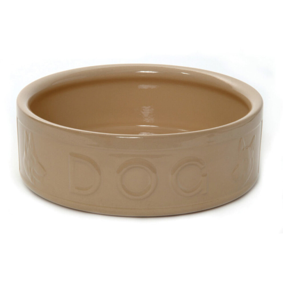 All Cane Lettered Dog Bowl 25cm (10'')