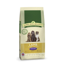 Jwb Adult Dog Senior Lamb & Rice Kibble 15kg - Hypoallergenic, Single Lamb Protein, Natural Ingredients (6006150)