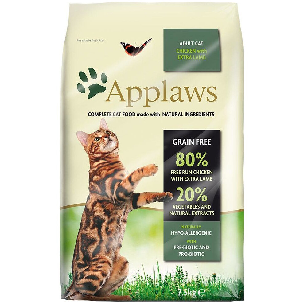 Applaws - Complete Dry Food for Adult Cats - Grain Free Chicken with Lamb - 2kg - Image 4