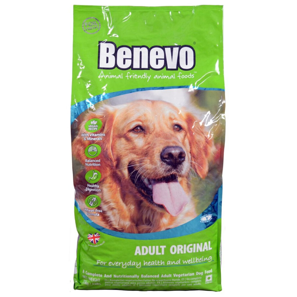 Benevo Original Complete Vegetarian Adult 15kg