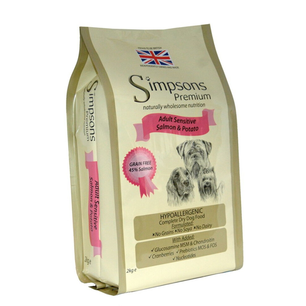 Simpsons Complete Adult Sensitive Salmon & Potato 2kg