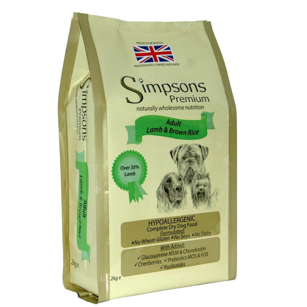 Simpsons Complete Adult Lamb & Brown Rice 2kg