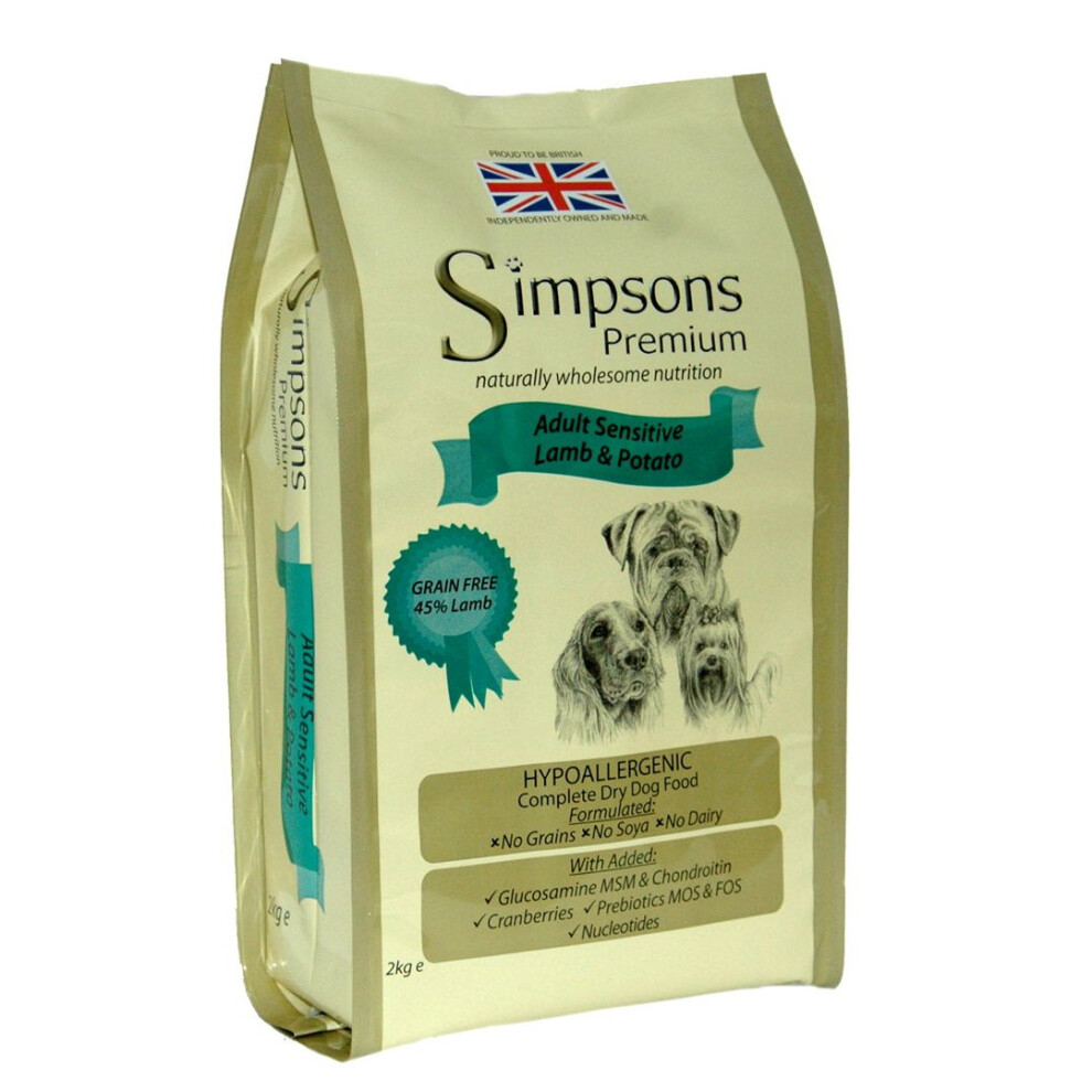 Simpsons Complete Adult Sensitive Lamb & Potato 2kg