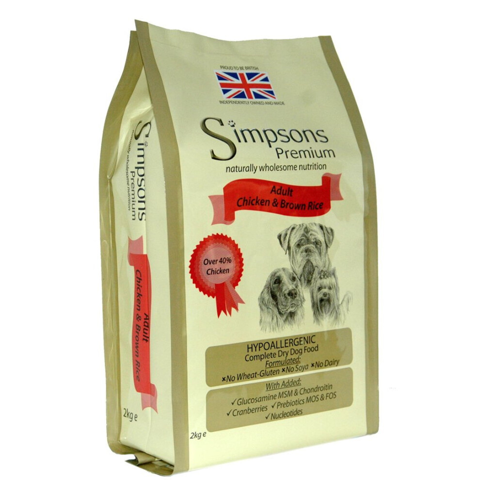 Simpsons Complete Adult Chicken & Brown Rice 12kg