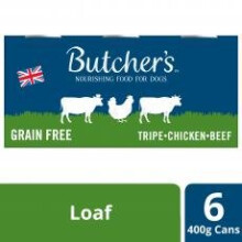 Butcher's Can Tripe Loaf Recipes 6x400g (Pack of 4)